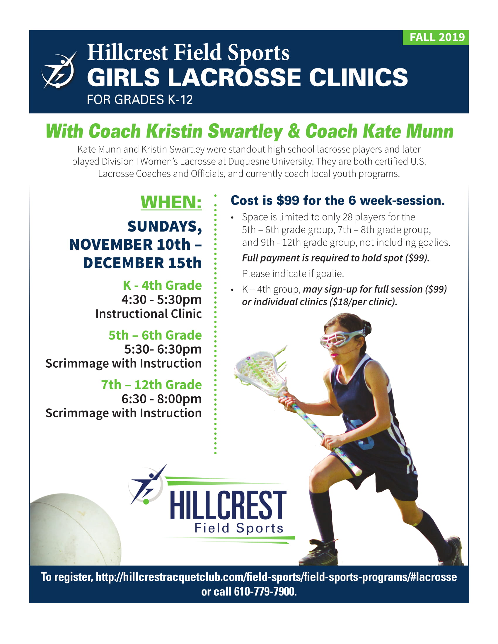 Fall Lacrosse Instructional Showcase & Pickup Games! Exeter Youth